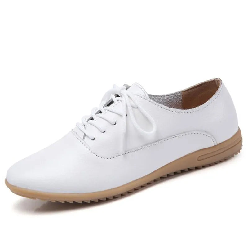 Mocassin femme blanc respirant - Barrie Shop