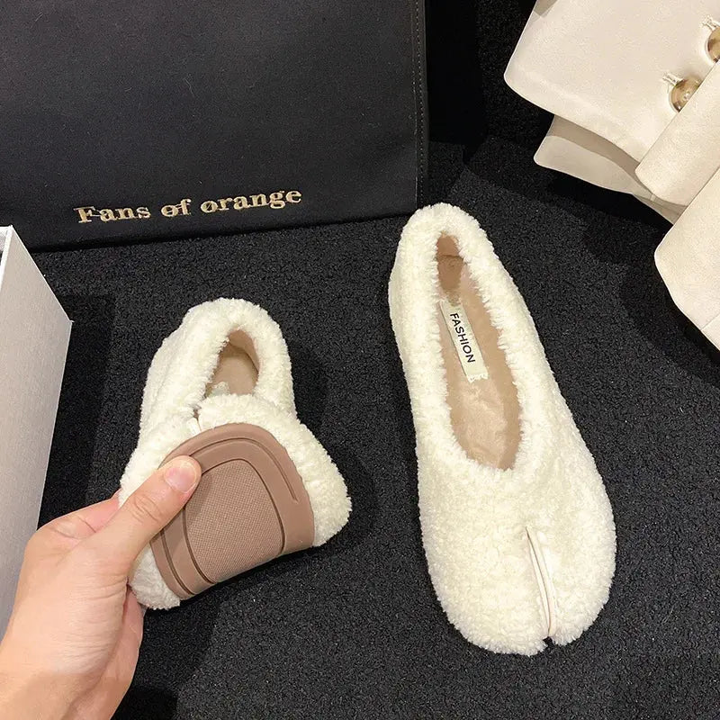 Mocassin fourré femme My Store