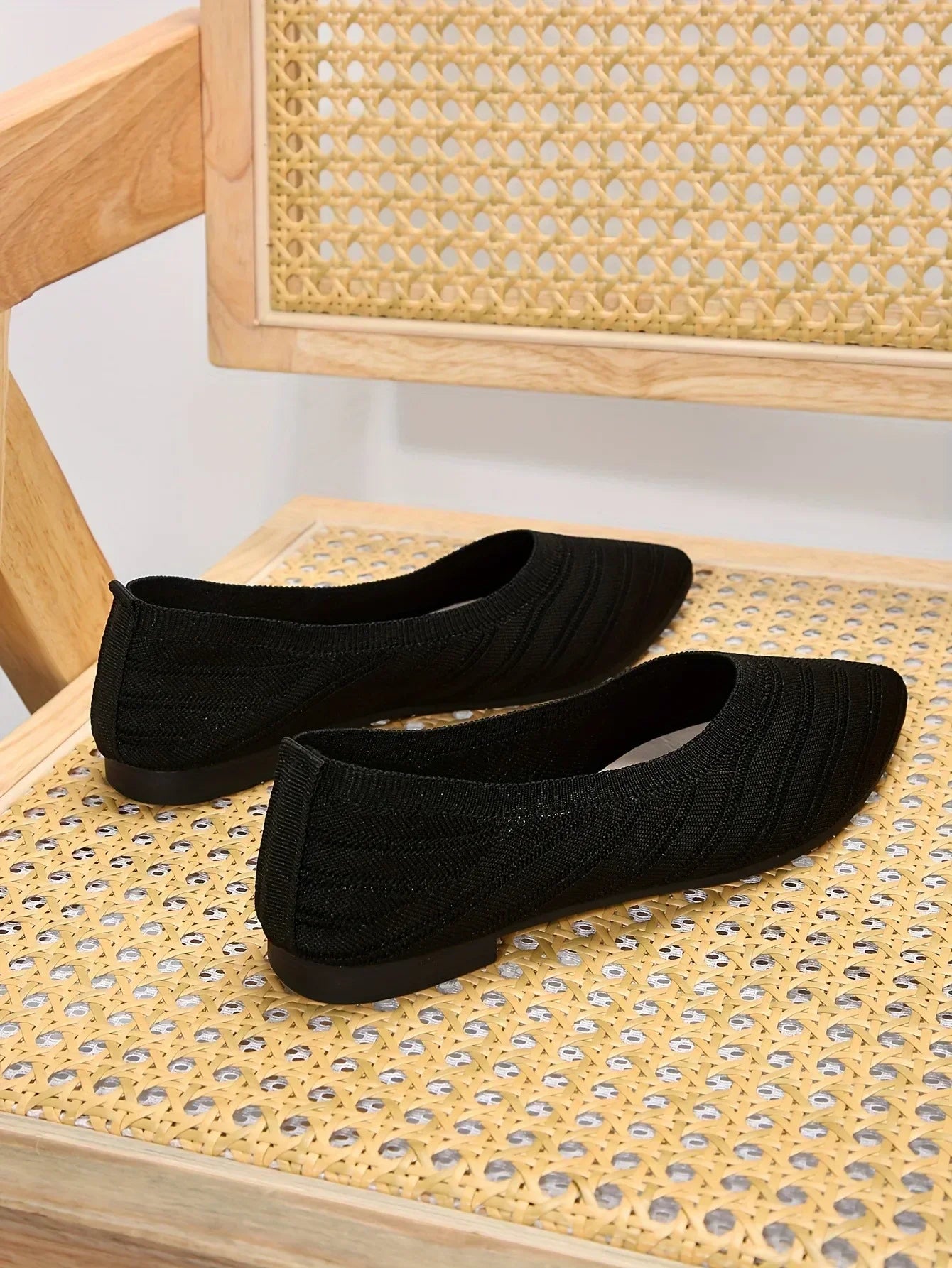 Mocassin vernis femme chic tissé et  bout pointu - Barrie Shop