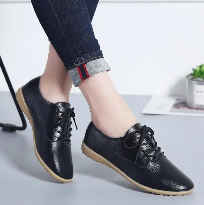 Mocassin femme blanc respirant - Barrie Shop