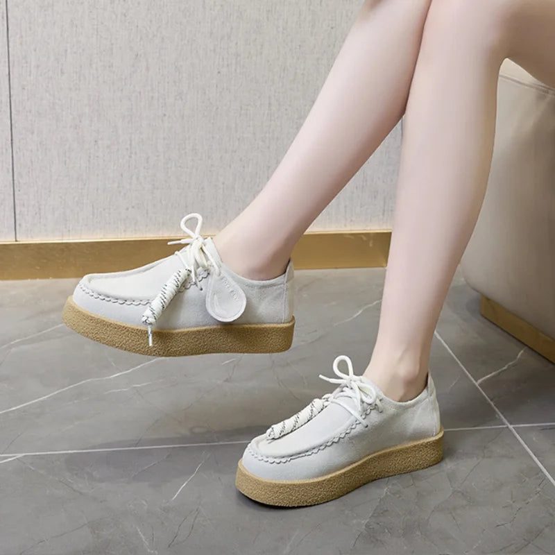 Mocassin plateforme femme AIYUQI My Store