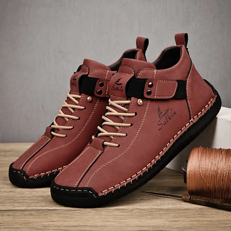 Mocassin homme en cuir bottine d’hiver - Barrie Shop