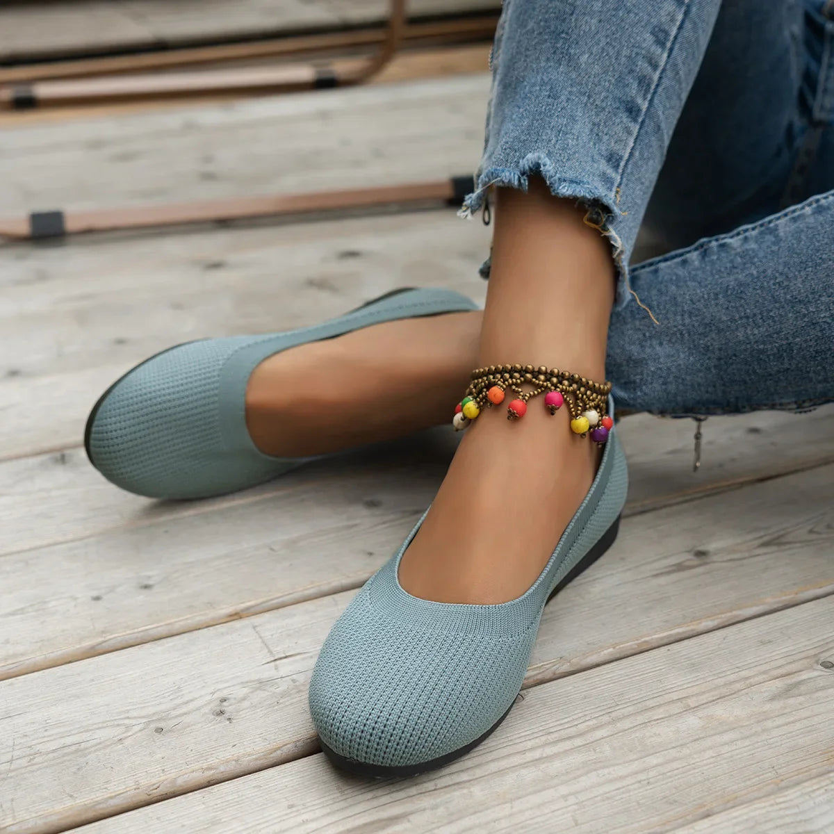 Mocassin femme noire NoEnName_Null - Barrie Shop