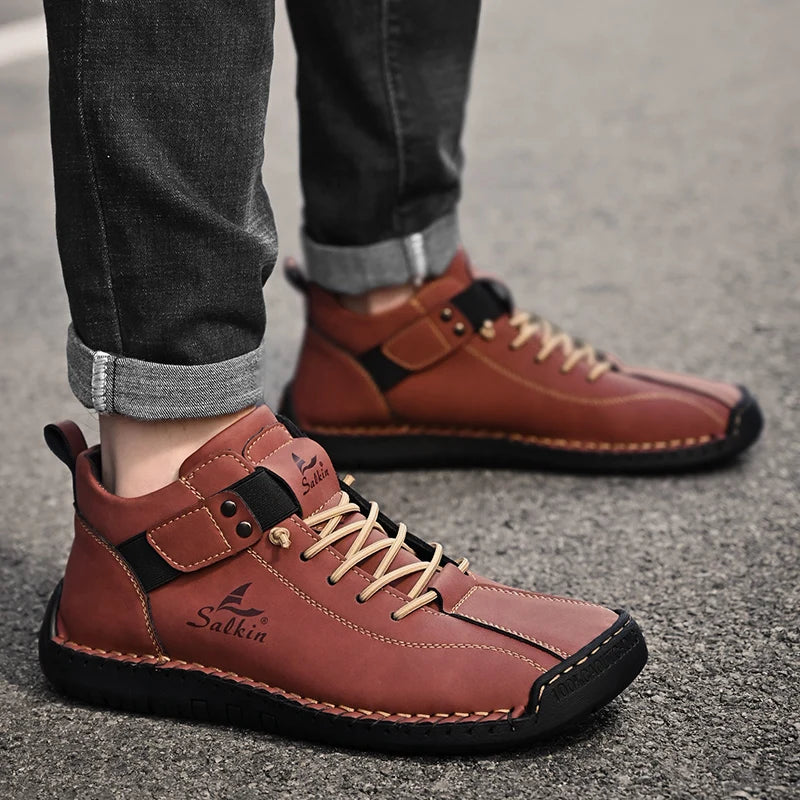 Mocassin homme en cuir bottine d’hiver - Barrie Shop