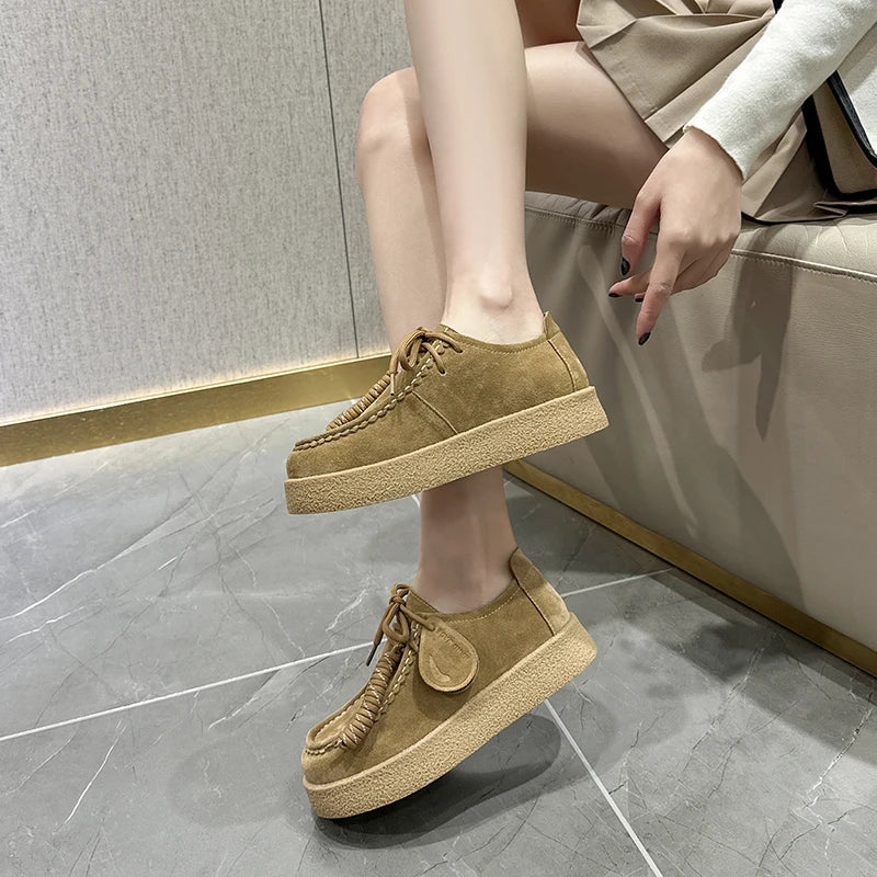 Mocassin plateforme femme AIYUQI My Store