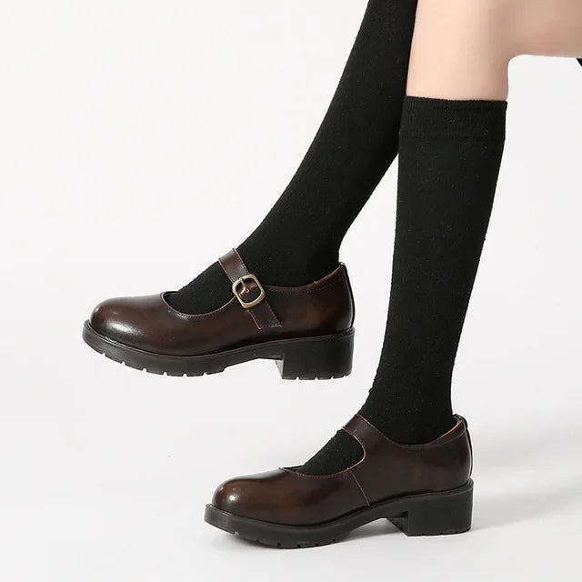 Mocassin  Maryline Vintage –  Rétro en Cuir My Store