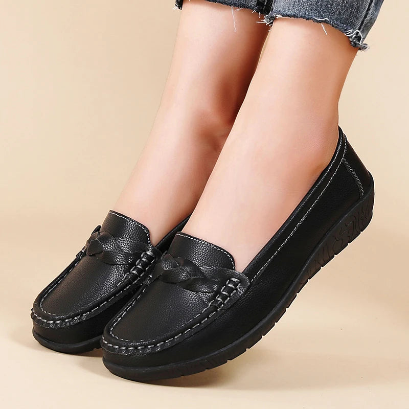 Mocassin femme en cuir KUIDMANGÉA My Store
