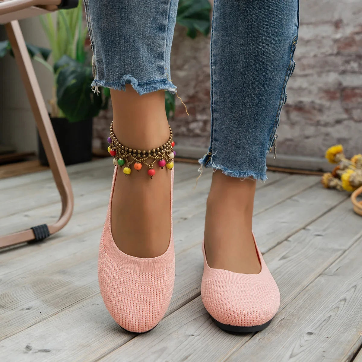 Mocassin femme noire NoEnName_Null - Barrie Shop