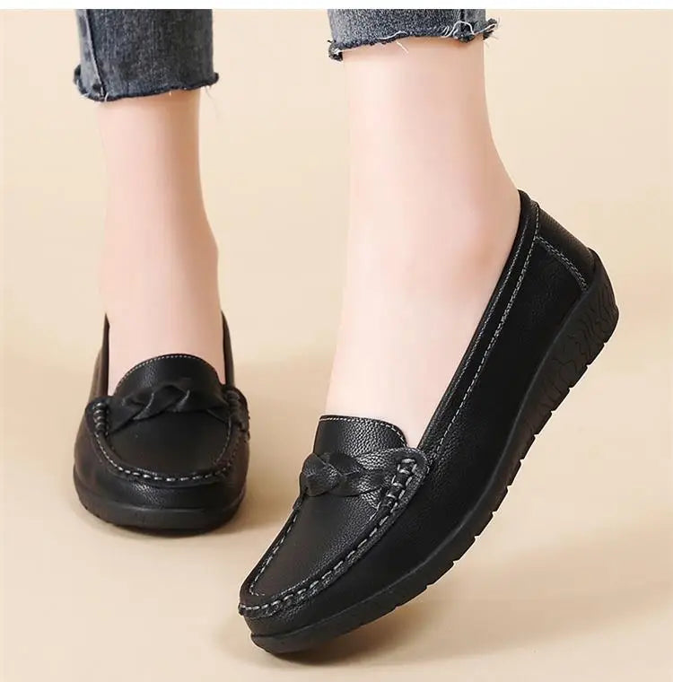 Mocassin femme en cuir KUIDMANGÉA My Store