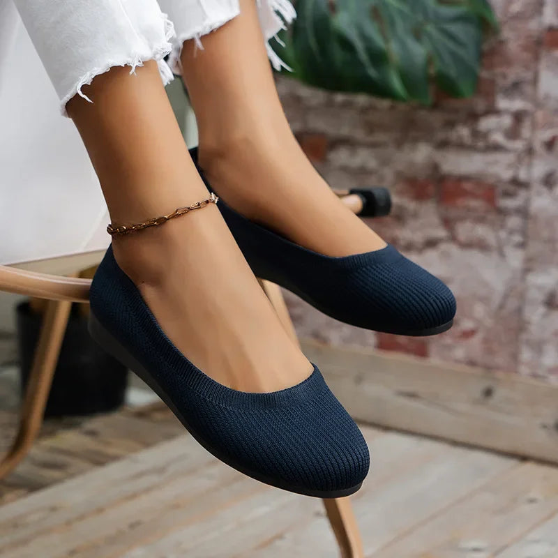 Mocassin femme noire NoEnName_Null - Barrie Shop