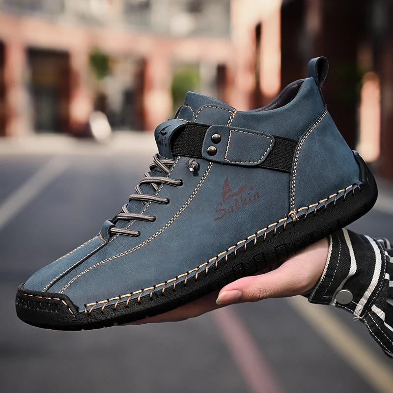 Mocassin homme en cuir bottine d’hiver - Barrie Shop
