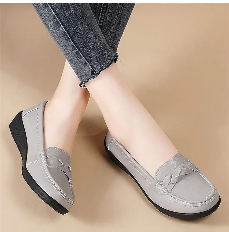 Mocassin femme en cuir KUIDMANGÉA My Store