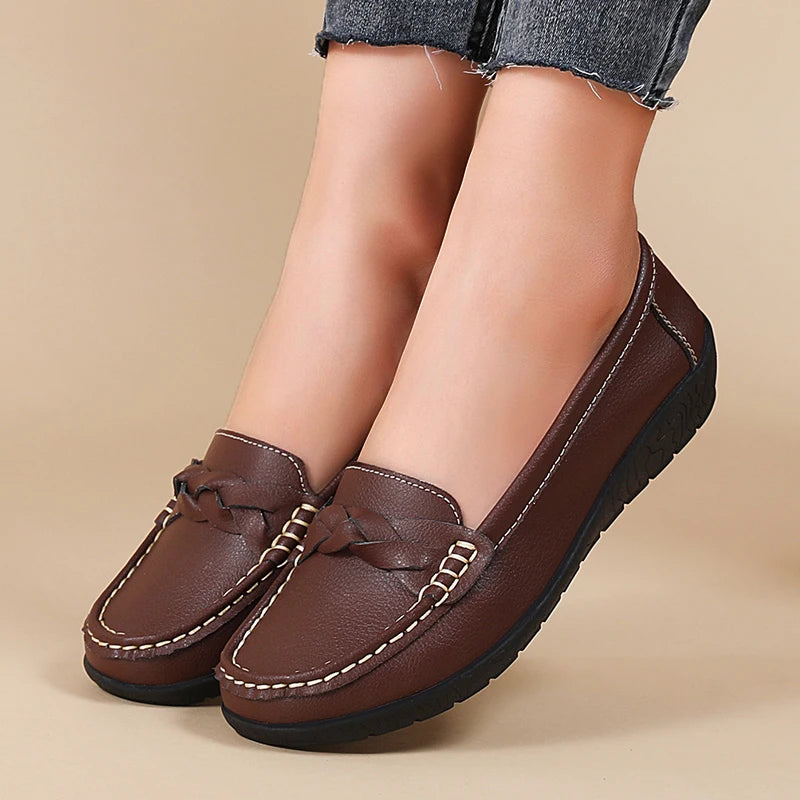 Mocassin femme en cuir KUIDMANGÉA My Store