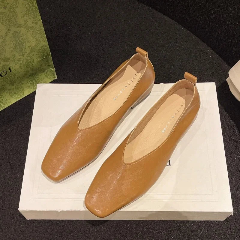Mocassin femme camel - Barrie Shop