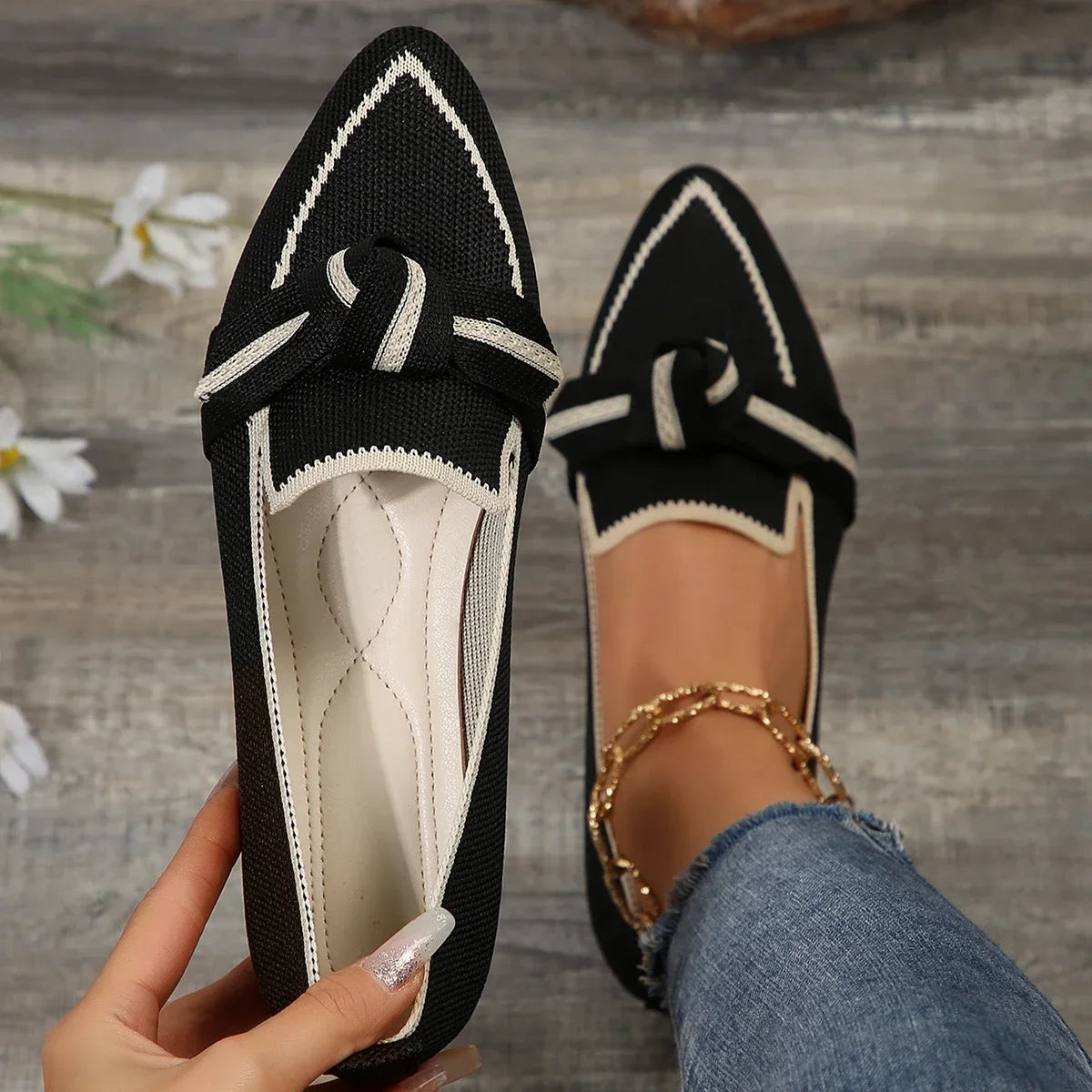 Mocassin femme Ballerines Pointues My Store