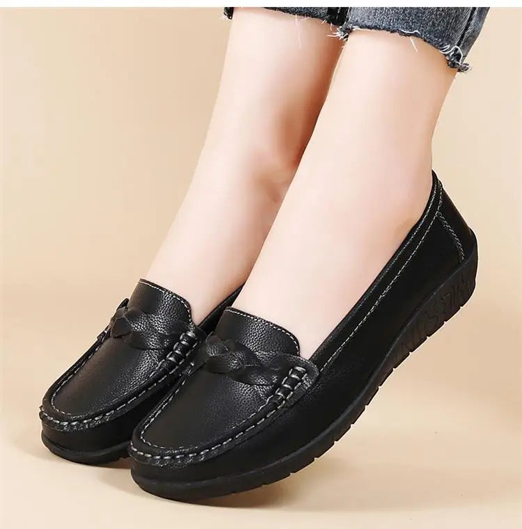 Mocassin femme en cuir KUIDMANGÉA My Store