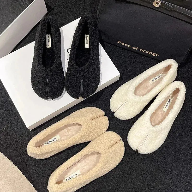 Mocassin fourré femme My Store
