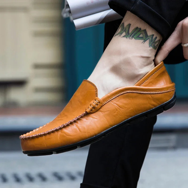 Mocassin confortable Cuir Élégance - Barrie Shop
