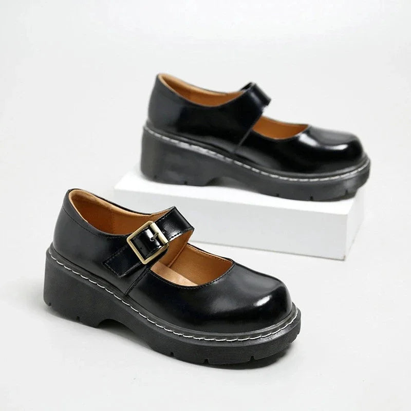 Mocassin  Maryline Vintage –  Rétro en Cuir My Store