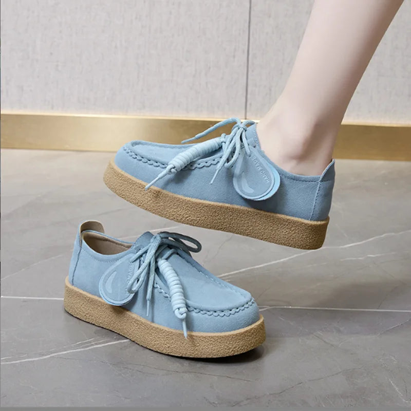 Mocassin plateforme femme AIYUQI My Store