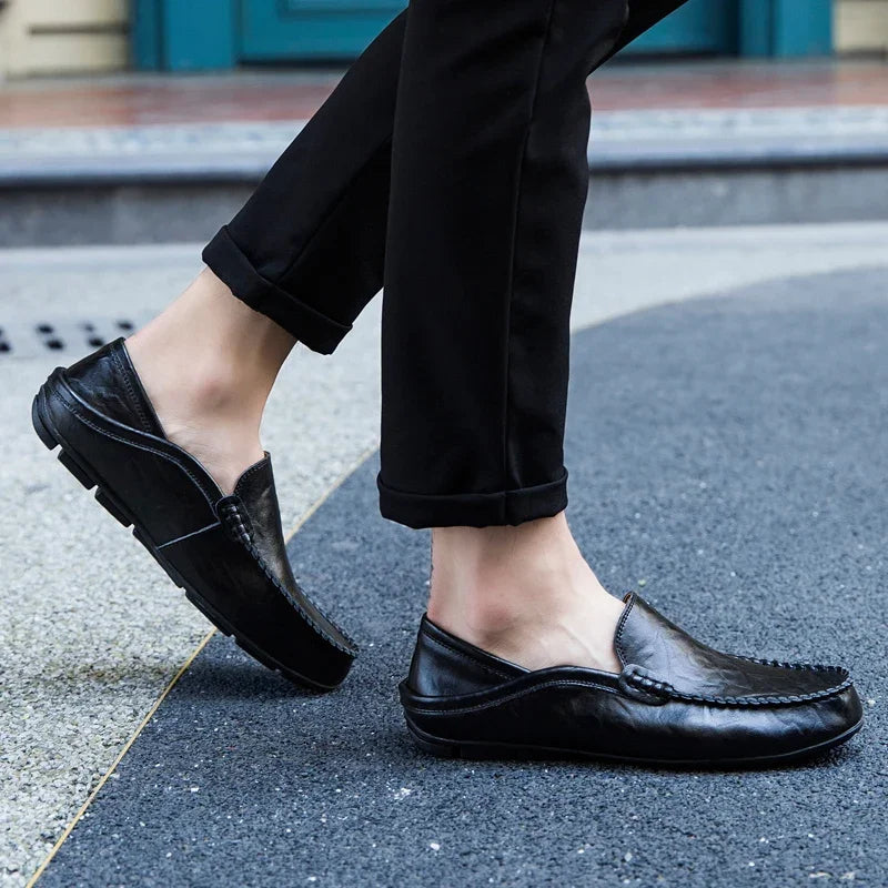 Mocassin confortable Cuir Élégance - Barrie Shop