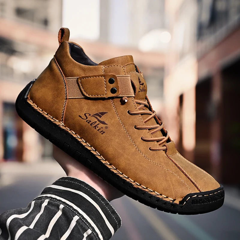 Mocassin homme en cuir bottine d’hiver - Barrie Shop