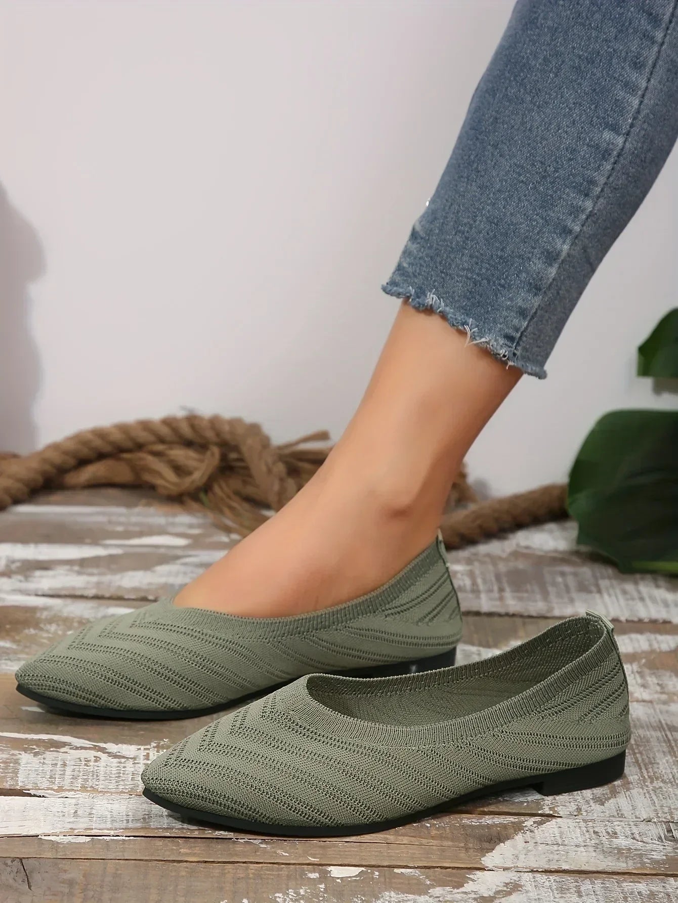 Mocassin vernis femme chic tissé et  bout pointu - Barrie Shop