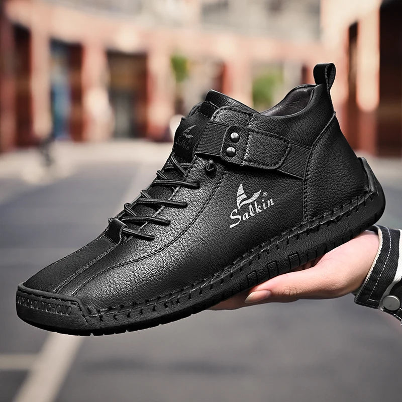 Mocassin homme en cuir bottine d’hiver - Barrie Shop