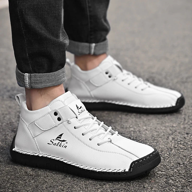 Mocassin homme en cuir bottine d’hiver - Barrie Shop
