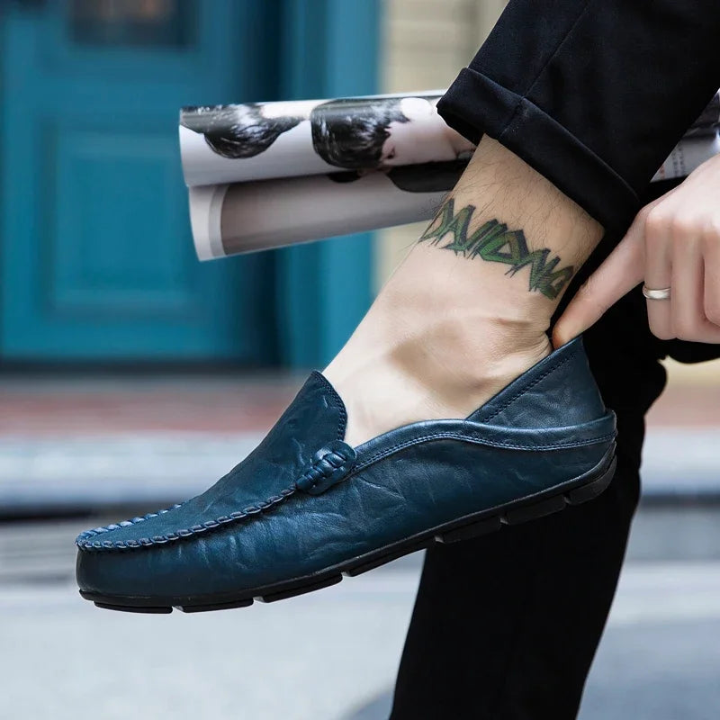 Mocassin confortable Cuir Élégance - Barrie Shop