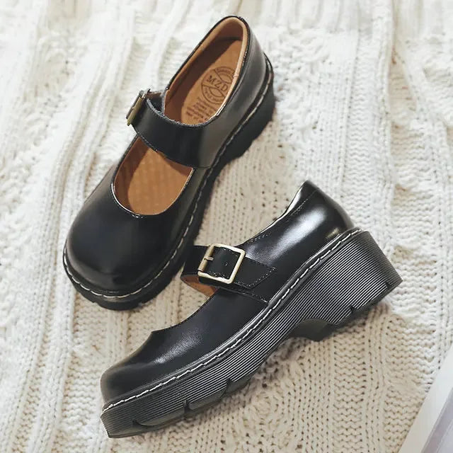 Mocassin  Maryline Vintage –  Rétro en Cuir My Store
