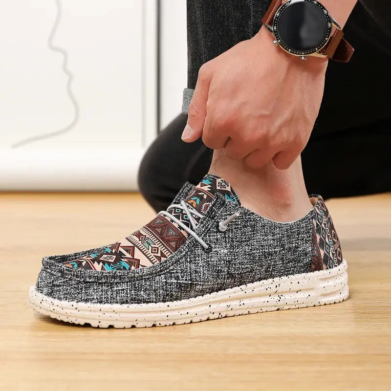Mocassin tissu homme My Store
