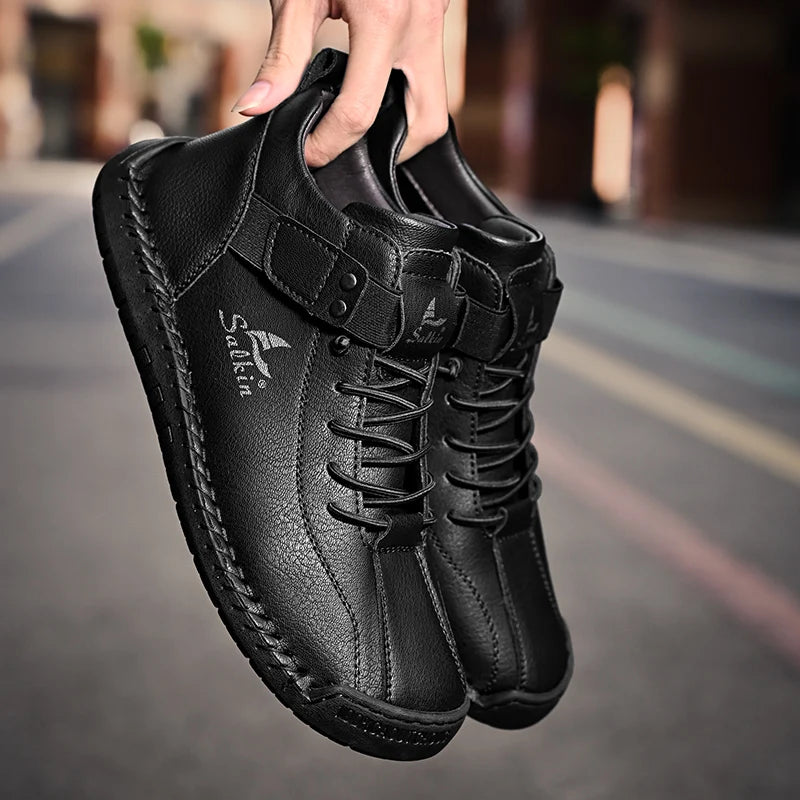 Mocassin homme en cuir bottine d’hiver - Barrie Shop