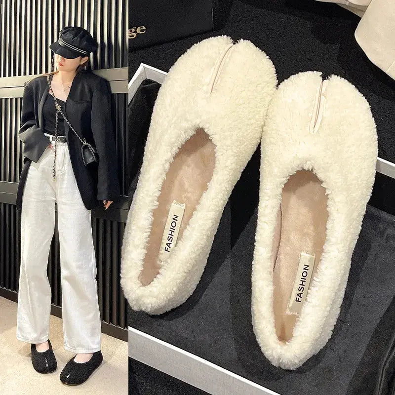 Mocassin fourré femme My Store