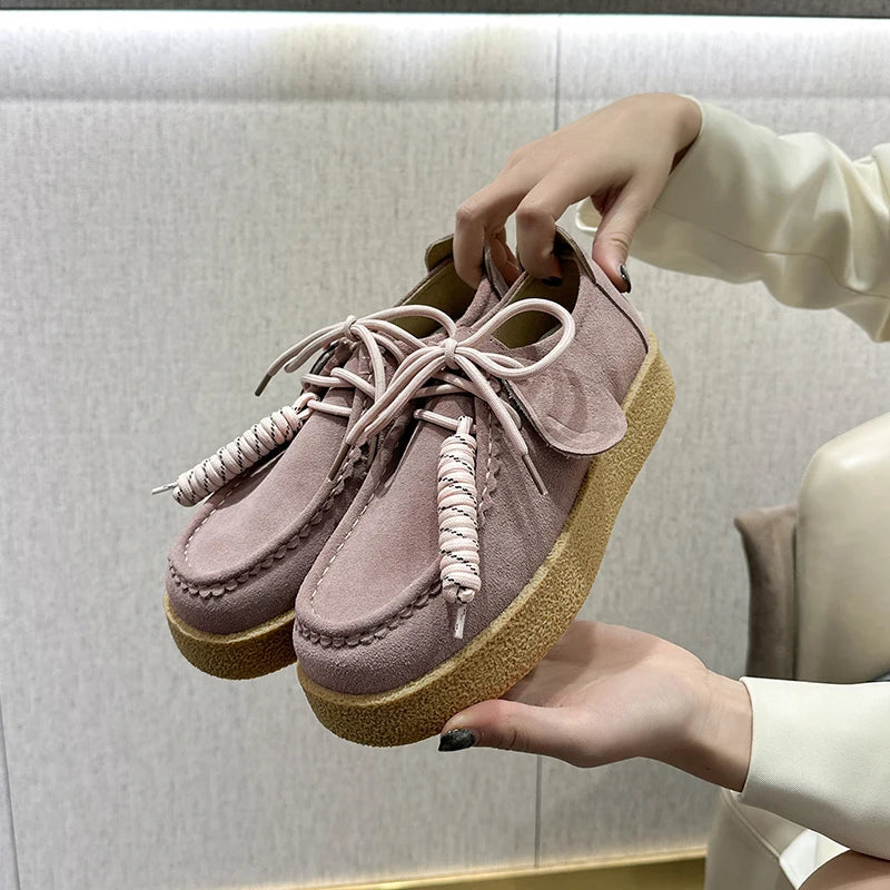 Mocassin plateforme femme AIYUQI My Store