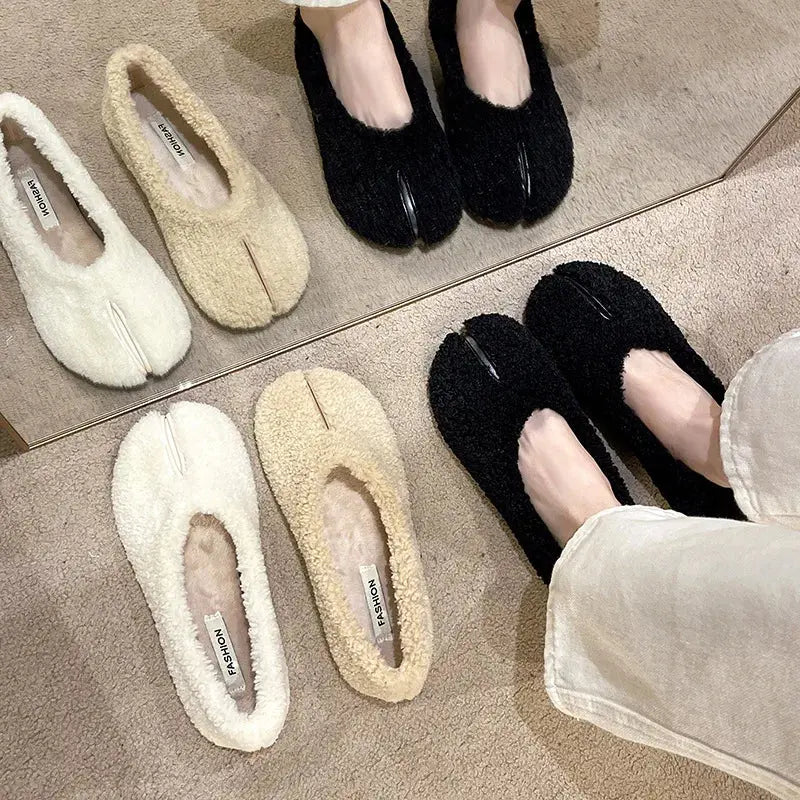 Mocassin fourré femme My Store
