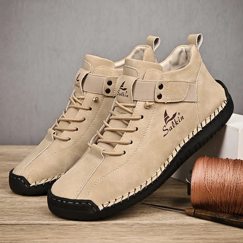 Mocassin homme en cuir bottine d’hiver - Barrie Shop