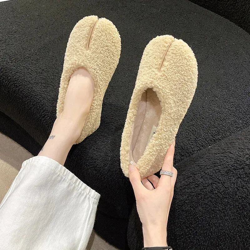 Mocassin fourré femme My Store