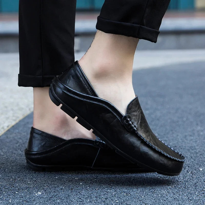 Mocassin confortable Cuir Élégance - Barrie Shop