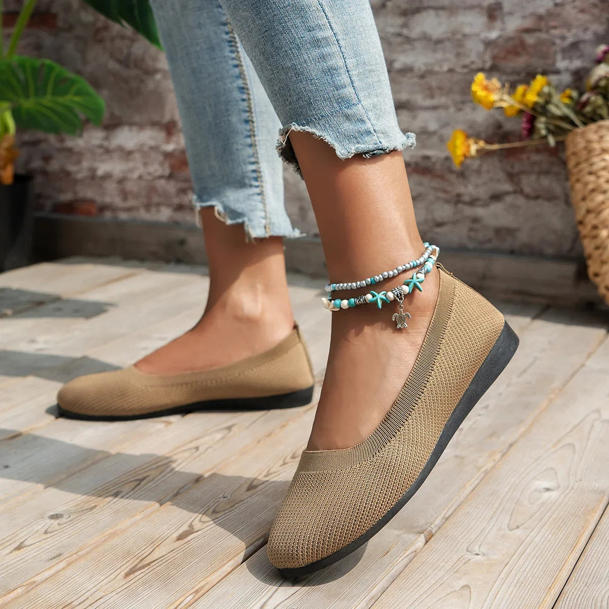 Mocassin femme noire NoEnName_Null - Barrie Shop