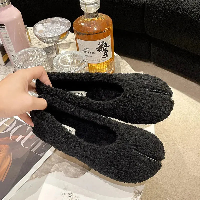 Mocassin fourré femme My Store