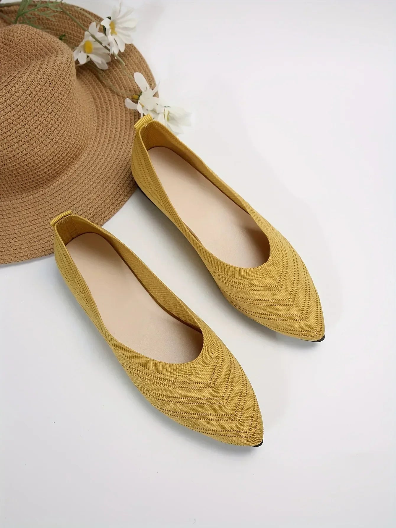 Mocassin vernis femme chic tissé et  bout pointu - Barrie Shop