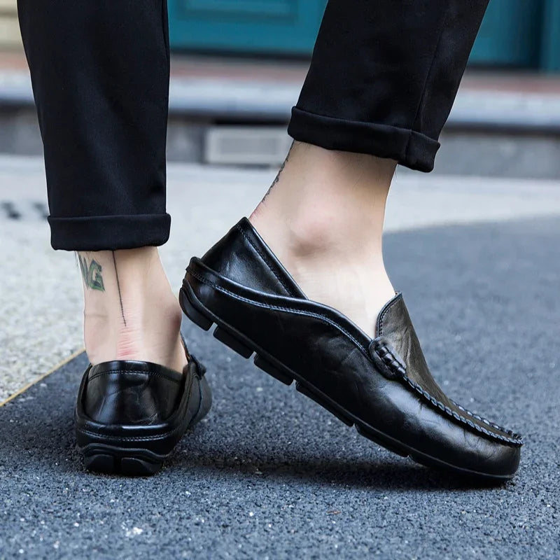 Mocassin confortable Cuir Élégance - Barrie Shop