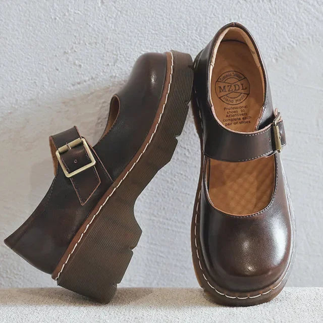 Mocassin  Maryline Vintage –  Rétro en Cuir My Store